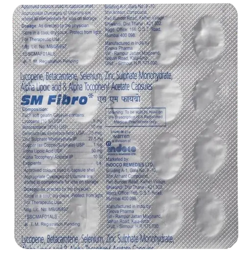 sm fibro capsule 20's